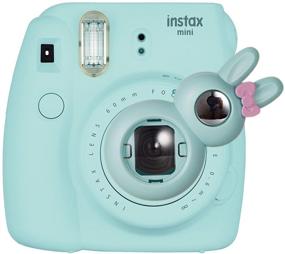 img 2 attached to 📸 CAIUL Bunny Mini 9 Selfie Lens with Self-Portrait Mirror – Compatible with Fujifilm Instax Mini 9 8 8+ 7s, Polaroid 300 Camera (Ice Blue)