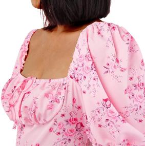 img 3 attached to 🌸 Spring Hue Lace Up Off Shoulder Splitting Women's Dresses: Unleash Your Style!