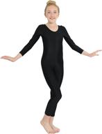 комбинезон с рукавами danzcue dancewear логотип