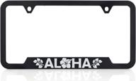 baron jewelry aloha license frame exterior accessories for license plate covers & frames logo