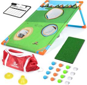 img 4 attached to 🏌️ EP EXERCISE N PLAY Backyards Golf Cornhole Game: Revolutionary Training Golfing Target Net for Fun & Skill Development, Suitable for All Ages & Abilities