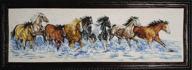 🎨 design works crafts splashdown horses counted cross stitch kit, 8x22 - explore the diverse collection logo