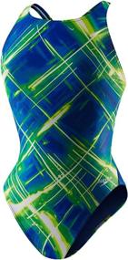 img 1 attached to Speedo Womens Recordbreaker Performance Swimsuit Sports & Fitness for Water Sports