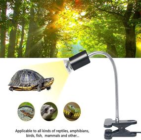 img 3 attached to Reptile Dimmable Aquarium Accessories Tortoise