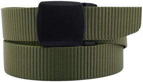 img 3 attached to 🎖️ Samtree Men's Military Tactical Plastic Buckle Accessories and Belts