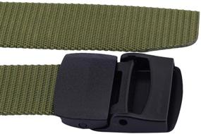 img 1 attached to 🎖️ Samtree Men's Military Tactical Plastic Buckle Accessories and Belts