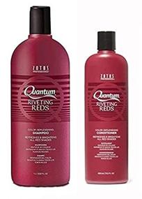 img 2 attached to 🔴 Zotos Quantum Riveting Reds Color Replenishing Shampoo & Conditioner: Vibrant, Long-lasting Red Color Care – 33.8oz & 10.2oz