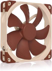 img 4 attached to Noctua NF-A14 FLX, высококачественный бесшумный вентилятор, 3-х контактный (140 мм, коричневый)