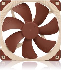 img 3 attached to Noctua NF-A14 FLX, высококачественный бесшумный вентилятор, 3-х контактный (140 мм, коричневый)