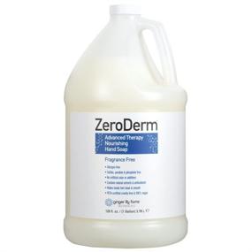 img 4 attached to 🧼 ZeroDerm Advanced Therapy: Nourishing Liquid Hand Soap Refill - 128 Fl Oz I Vegan, Fragrance-Free, Cruelty-Free