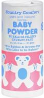 👶 country comfort baby powder 3 oz (3 pack): gentle, natural and safe for your little one logo