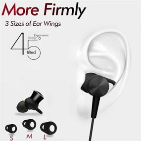 img 1 attached to 🎧 Premium USB C Headphones Ecoker - High-Fidelity Immersive Bass Sound Metal Earbuds with MEMS Microphone for Samsung Galaxy S21/Ultra/S20/Note10, Google Pixel 5/4/3/2 - Black (Updated Version)