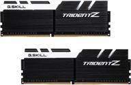 g.skill tridentz серия ddr4 3200 16gb память для настольного компьютера модель f4-3200c14d-16gtzkw логотип