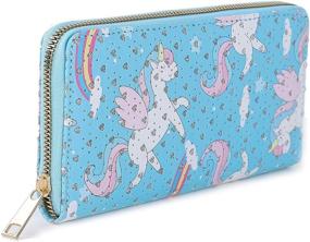 img 2 attached to Holographic Unicorn Super Magic Women's Wallets & Handbags: Sparkle with Style!