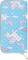 holographic unicorn super magic women's wallets & handbags: sparkle with style! logo