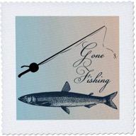 3drose qs_99326_3 fishing art quilt square logo