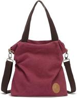 shoulder canvas handbag by myhozee - 👜 women's satchel handbags & wallets for stylish satchels logo