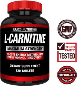 img 3 attached to 💪 Maximize Metabolism & Muscle Gain with Super Strength L-Carnitine 1000mg + Calcium by Arazo Nutrition