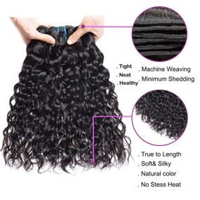 img 2 attached to Bundles Closure Brazilian Virgin Natural