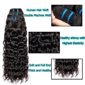 img 1 attached to Bundles Closure Brazilian Virgin Natural