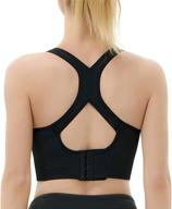 🧘 keaplayee women's sports bras with zip front closure - yoga workout, seamless racerback, running gym crop top логотип