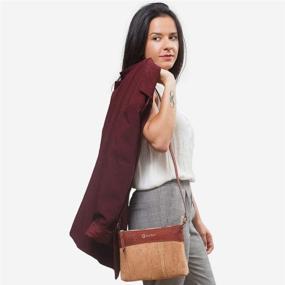 img 3 attached to 👜 Corkor Vegan Cork Crossbody Purse for Women | Cruelty-Free, Non-Leather, Sustainable Bag