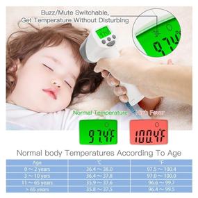 img 3 attached to 🌡️ Mothermed Non-contact Digital Infrared Thermometer for Adults and Babies - Clinical Medical Instant Thermometer with Fever Alarm Function