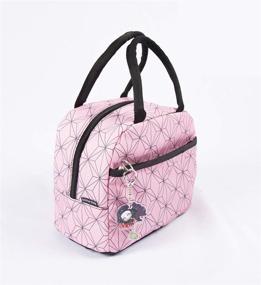 img 4 attached to Maxer Demon Slayer Lunch Bag: Stylish Insulated Lunch Cooler for Women/Men