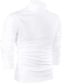 img 4 attached to Ultimate Comfort Turtleneck Shirts for Men - Utopia Wear Special Collection