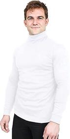 img 3 attached to Ultimate Comfort Turtleneck Shirts for Men - Utopia Wear Special Collection