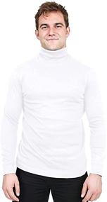 img 1 attached to Ultimate Comfort Turtleneck Shirts for Men - Utopia Wear Special Collection