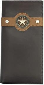 img 4 attached to Stylish Western Wallet: Genuine Leather Bifold Cowboy Men's Accessories