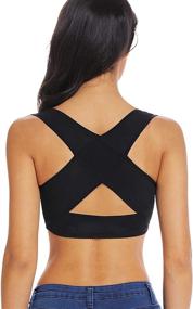 img 4 attached to Enhance Your Confidence with JOYSHAPER Chest Brace Up: Women's Posture Corrector Shapewear Tops - Compressive Support Bra and Vest Shaper