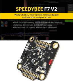 img 3 attached to 🚀 Optimized SpeedyBee V2 F7 Flight Controller with Wireless Firmware Flashing & Motor Configuration, BF/EMU Compatible, Built-in Wi-Fi & Bluetooth for DJI FPV RC Racing Drones