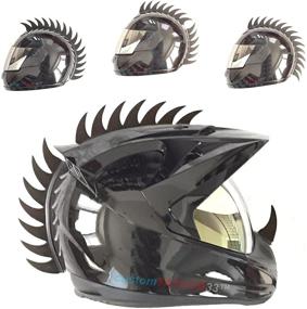 img 4 attached to 🪚 Rubber Saw Blade Helmet Accessory Piece - customTAYLOR33 Warhawk/Mohawk (Helmet Not Included)