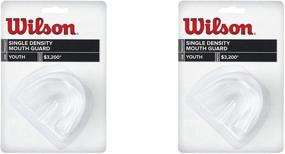 img 1 attached to 👄 Wilson Youth Mouth Guard (2 Pack) - Optimized for Single Density and Enhanced Protection