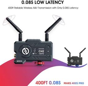 img 2 attached to 📡 Official Dealer: Hollyland Mars 400S Pro 1080p HDMI & SDI 5G Wireless Video & Audio Transmission System - Transmitter+Receiver (400ft Range, 0.06s Latency)