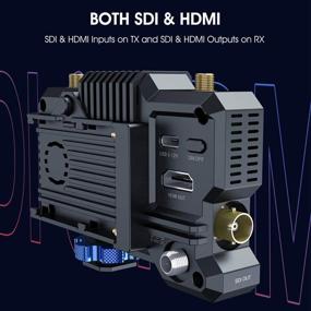 img 1 attached to 📡 Официальный дилер: Hollyland Mars 400S Pro 1080p HDMI и SDI 5G беспроводная видео и аудио передача - передатчик + приемник (дальность 400 футов, задержка 0,06 секунды)