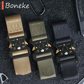 img 1 attached to Tactical Training Belt Accessories for Men in Military