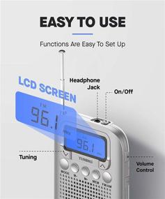 img 2 attached to Portable Reception Lasting Headphone Vondior Portable Audio & Video