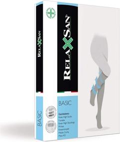 img 1 attached to 🧦 Relaxsan Basic 700 - Italian-made Knee High Socks with Light Support (10-15 mmHg)