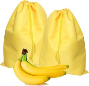 img 1 attached to 🍌 Yellow Banana Storage Bag - MORSNE Banana Keeper - Extend Banana's Freshness - Refrigerator Bag for Bananas (1 Pack)