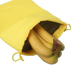 img 2 attached to 🍌 Yellow Banana Storage Bag - MORSNE Banana Keeper - Extend Banana's Freshness - Refrigerator Bag for Bananas (1 Pack)