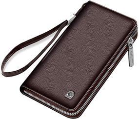 img 4 attached to 🧳 LAORENTOU Genuine Leather Blocking Wallet for Men: Quality Accessory in Wallets, Card Cases & Money Organizers