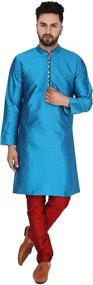 img 4 attached to SKAVIJ Offwhite Indian Pajama for Men: Stylish Sleep & Lounge Clothing