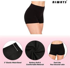 img 1 attached to 🩳 ALWAYS Women's Workout Yoga Shorts - High-Quality Buttery Soft Stretch Solid Shorts for Running, Dance, Cheerleading, Volleyball