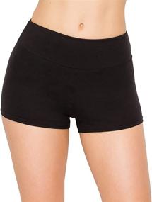 img 3 attached to 🩳 ALWAYS Women's Workout Yoga Shorts - High-Quality Buttery Soft Stretch Solid Shorts for Running, Dance, Cheerleading, Volleyball