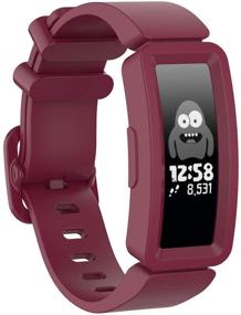 img 4 attached to Shenray Compatible With Fitbit Ace 2 Bands For Kids Boys Girls Wearable Technology for Accessories