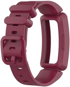 img 1 attached to Shenray Compatible With Fitbit Ace 2 Bands For Kids Boys Girls Wearable Technology for Accessories
