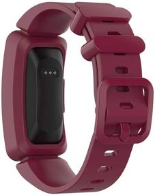 img 3 attached to Shenray Compatible With Fitbit Ace 2 Bands For Kids Boys Girls Wearable Technology for Accessories